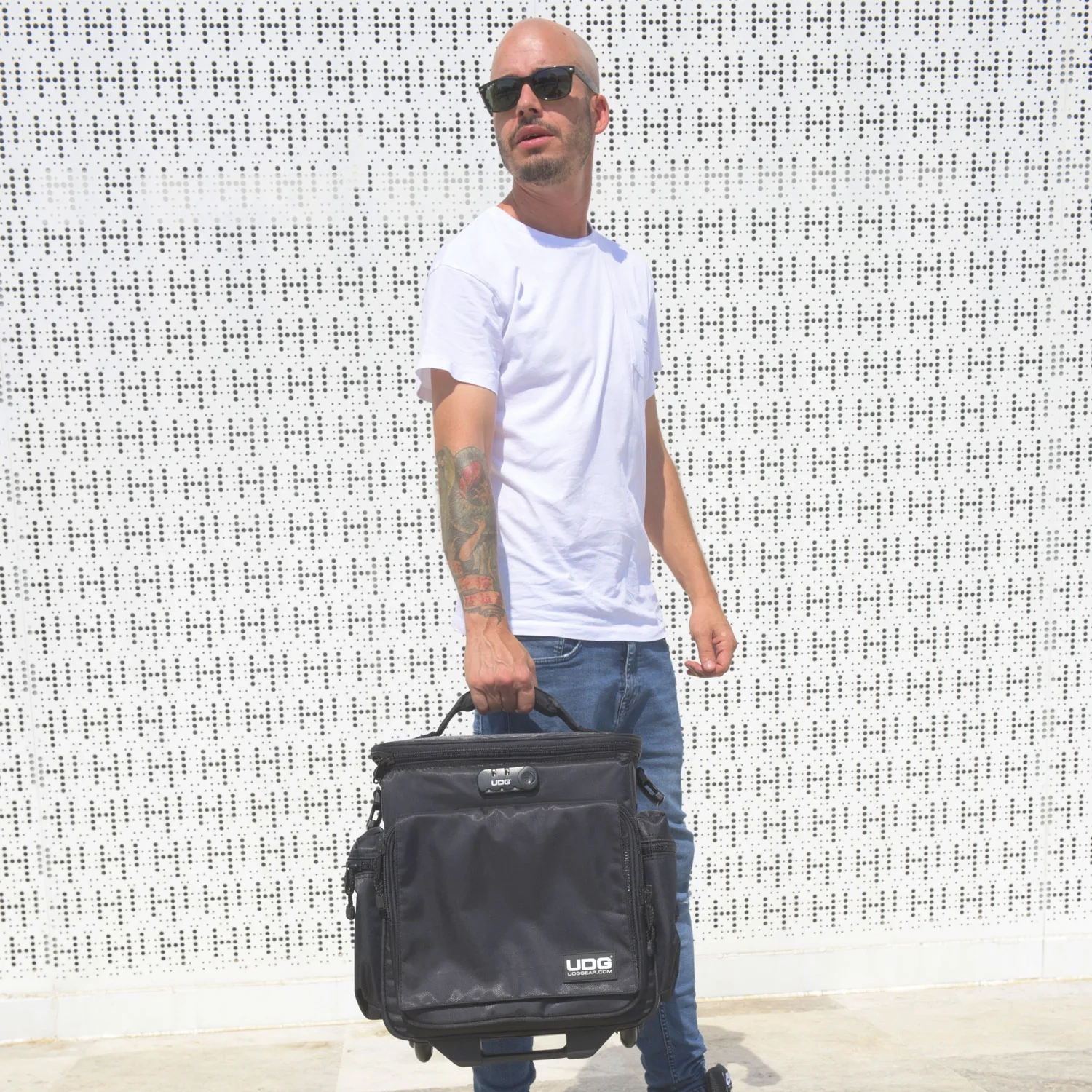 UDG Slingbag Trolley Set Deluxe Black/Orange Inside