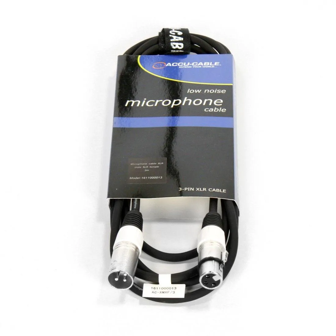 Accu-Cable 1xXLR Ma > 1xXLR Fe 3m
