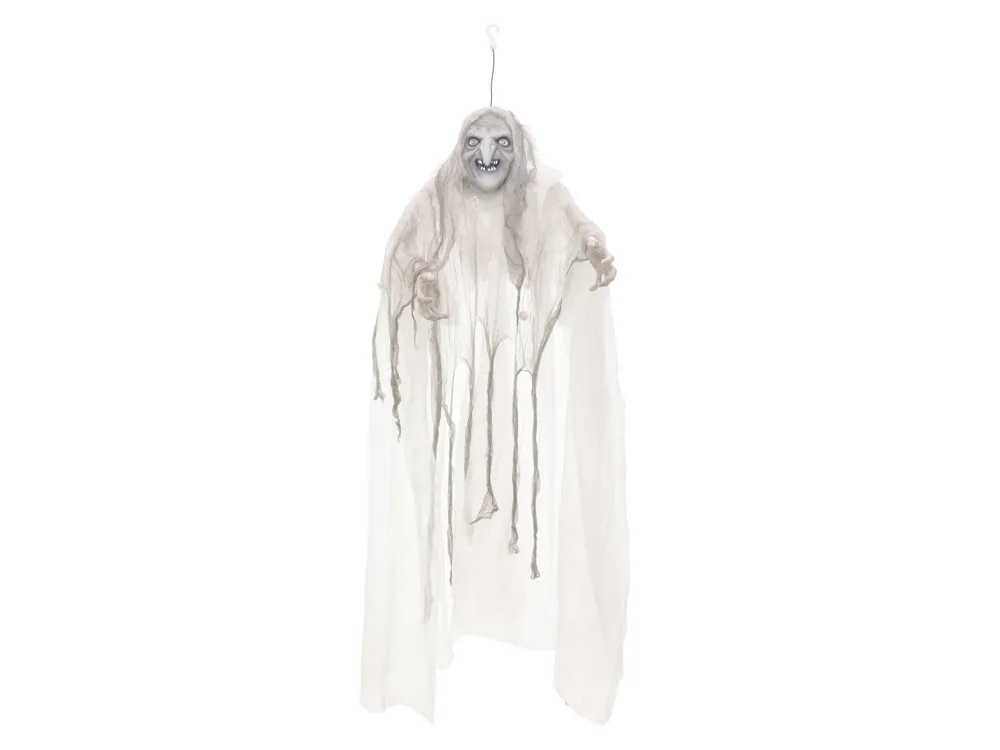 Europalms Halloween Witch, white, 170x50x20cm