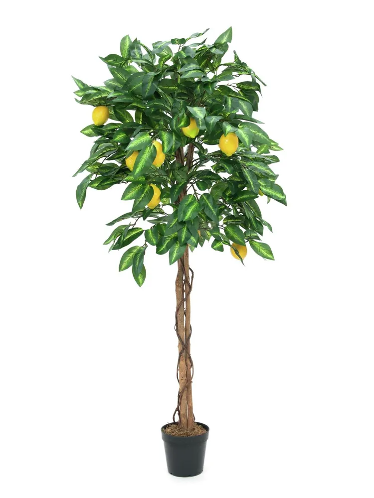 Europalms Lemon tree, artificial plant, 150cm