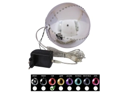 Europalms LED Snowball 15cm, red