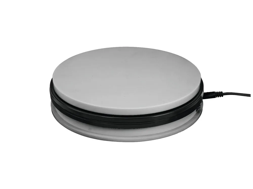 Europalms Rotary Plate 25cm up to 25kg silver