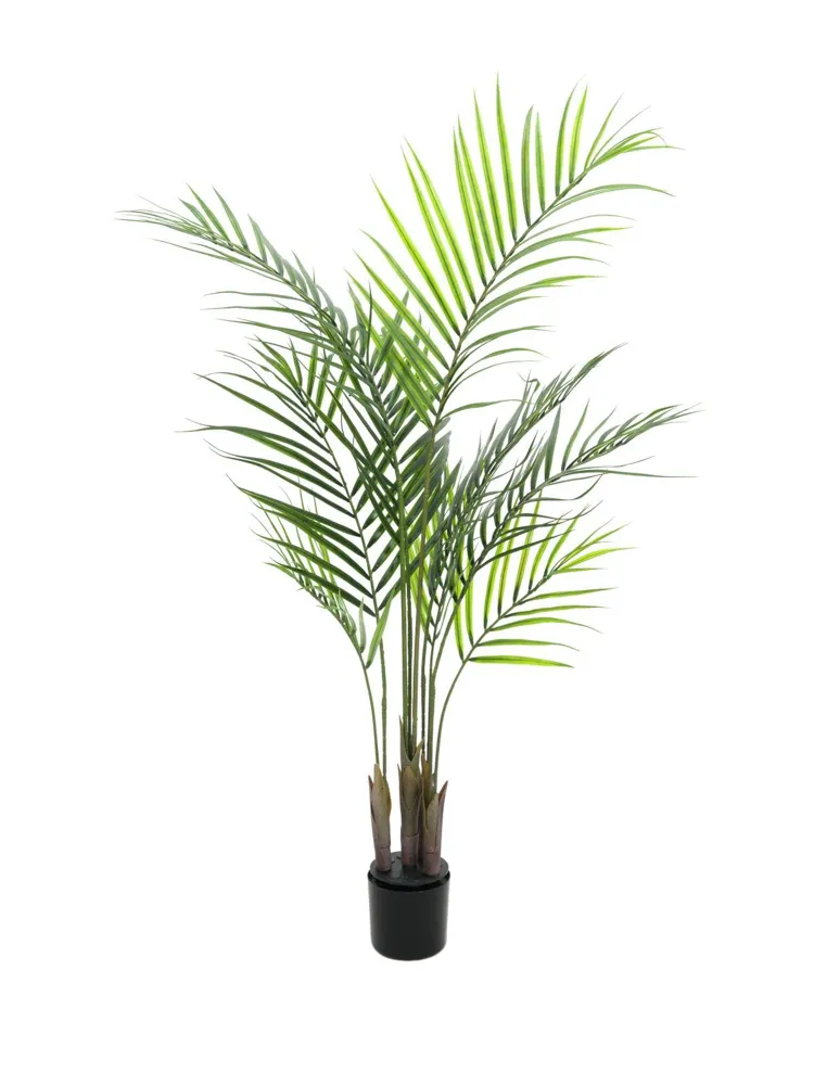Europalms Areca palm with big leaves, artificial plant, 125cm