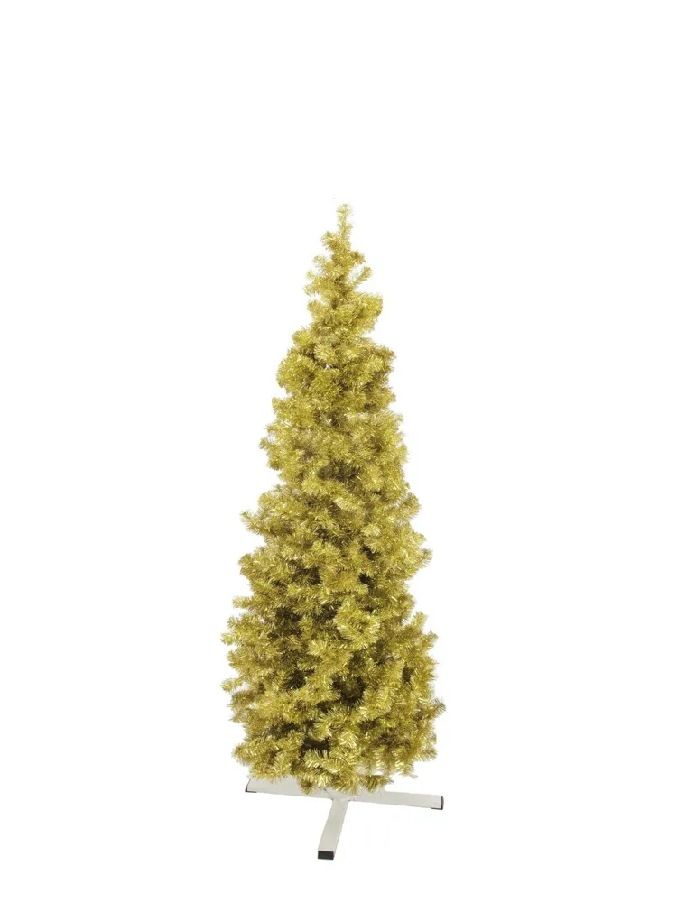 Europalms Fir tree FUTURA, gold metallic, 180cm