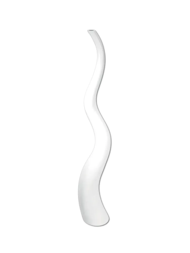 Europalms Design vase WAVE-150, white