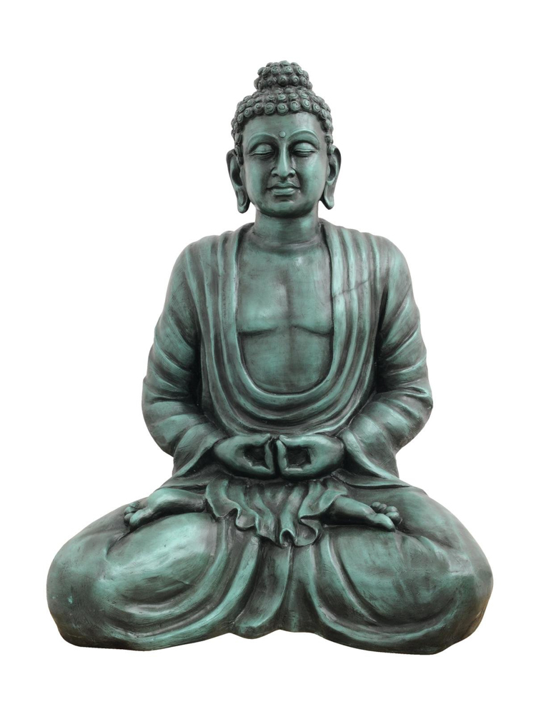 Europalms Buddha, antique-black, 120cm