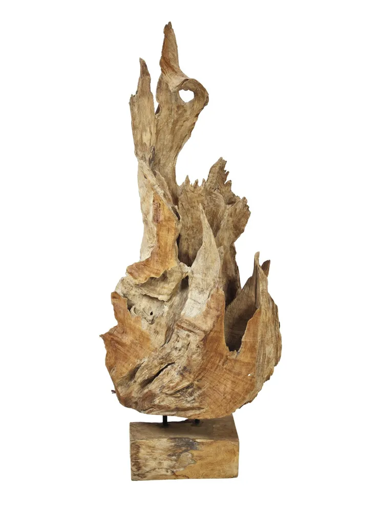 Europalms Natural wood sculpture 160cm