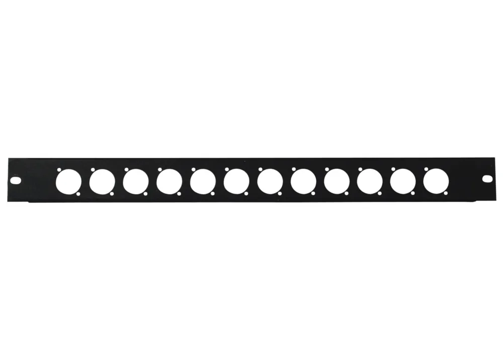 Omnitronic Front Panel Z-19 12 x XLR (D-type) 1U