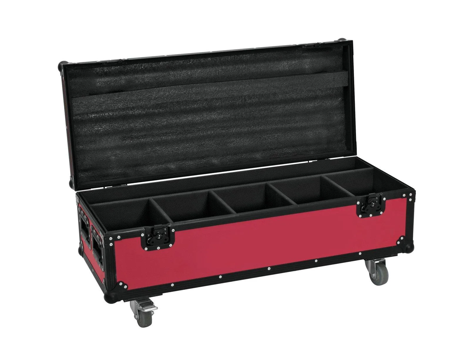 Roadinger Flightcase 4x LED Umbrella