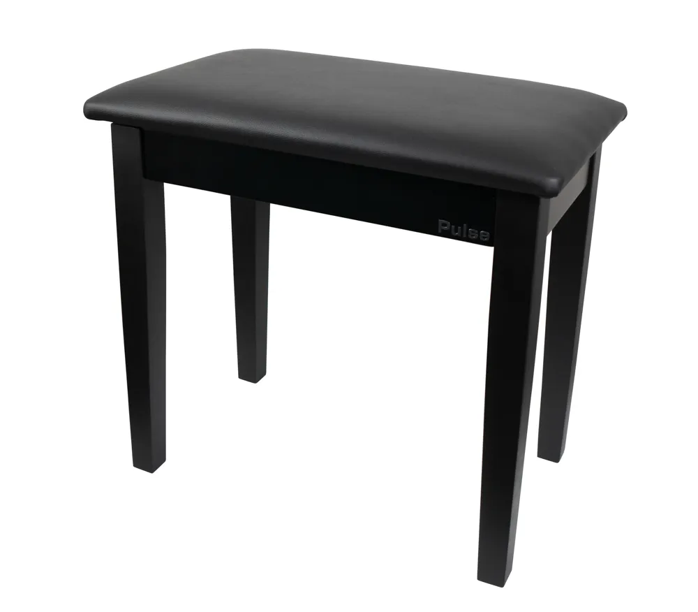 Pulse Pianobench Black Matt With storage