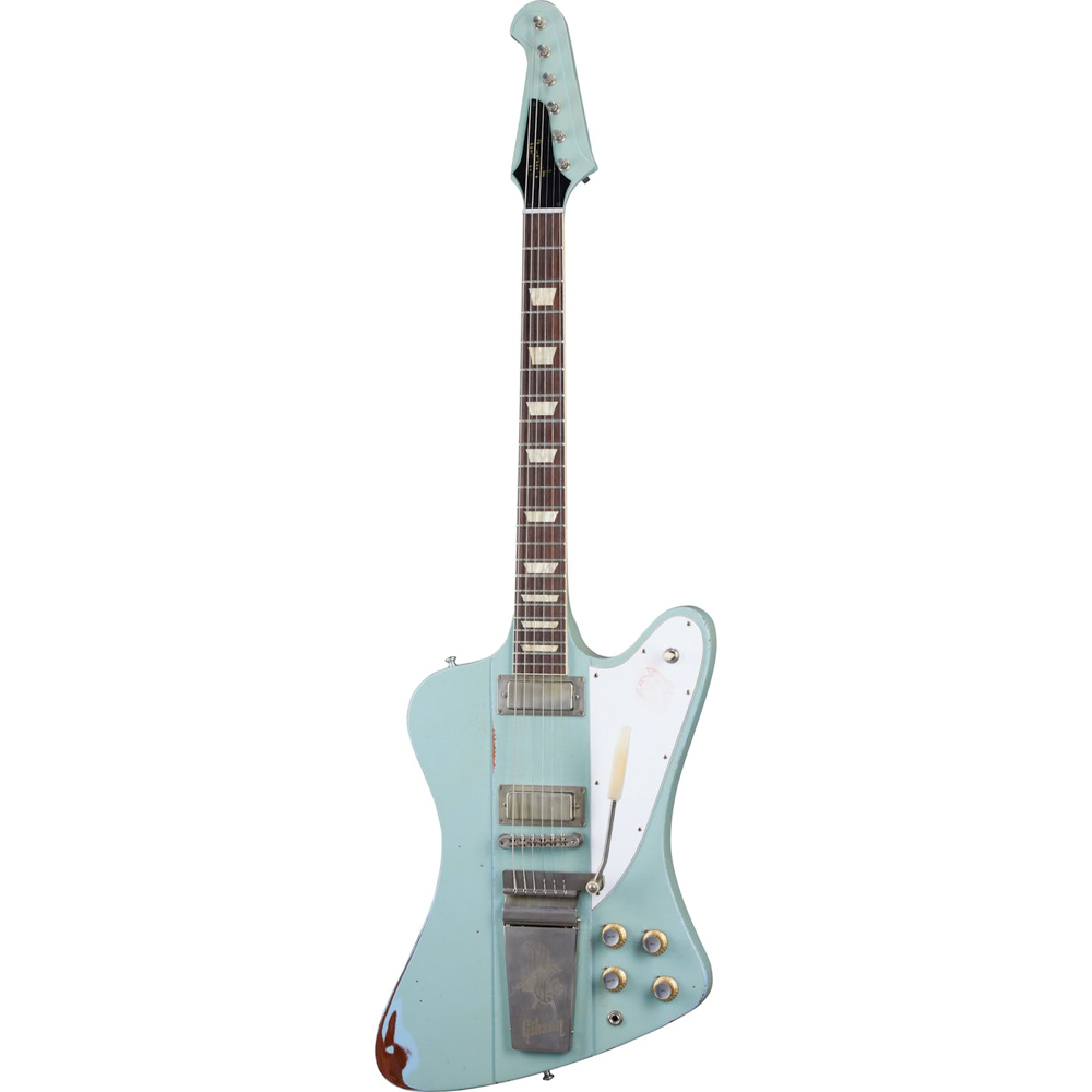 Gibson 63 Firebird V w/ Maestro Heavy Aged Antique Frost Blue