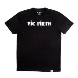Vic Firth Classic Logo Black Tee - Small