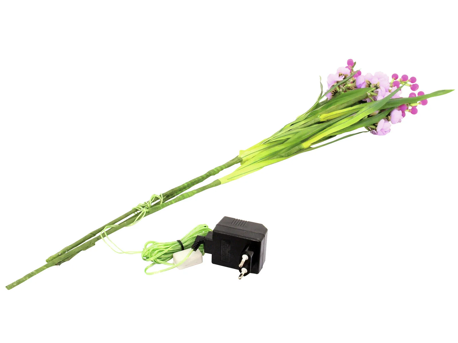 Europalms Arum set, 3 branches with LEDs, pink 85cm