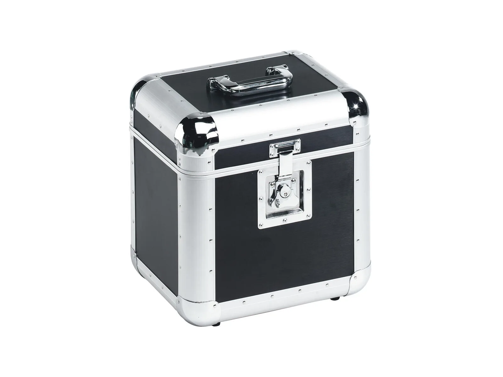 Roadinger Record Case ALU 75/25 Rounded BK