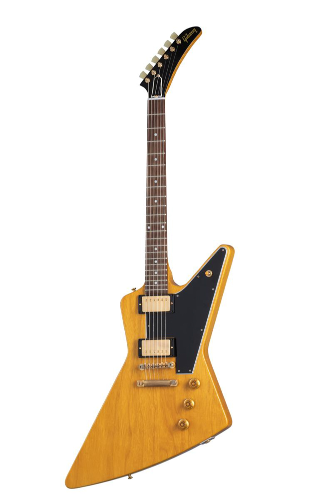 Gibson 58 Korina Explorer Black Pickguard Natural VOS GH