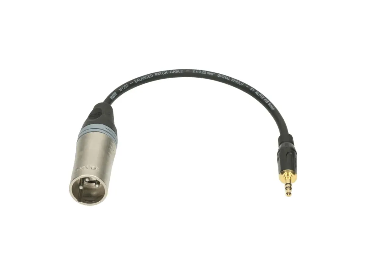 Klotz XLR Ma 3p > 3.5mm Ma 3p Resistor Matrix