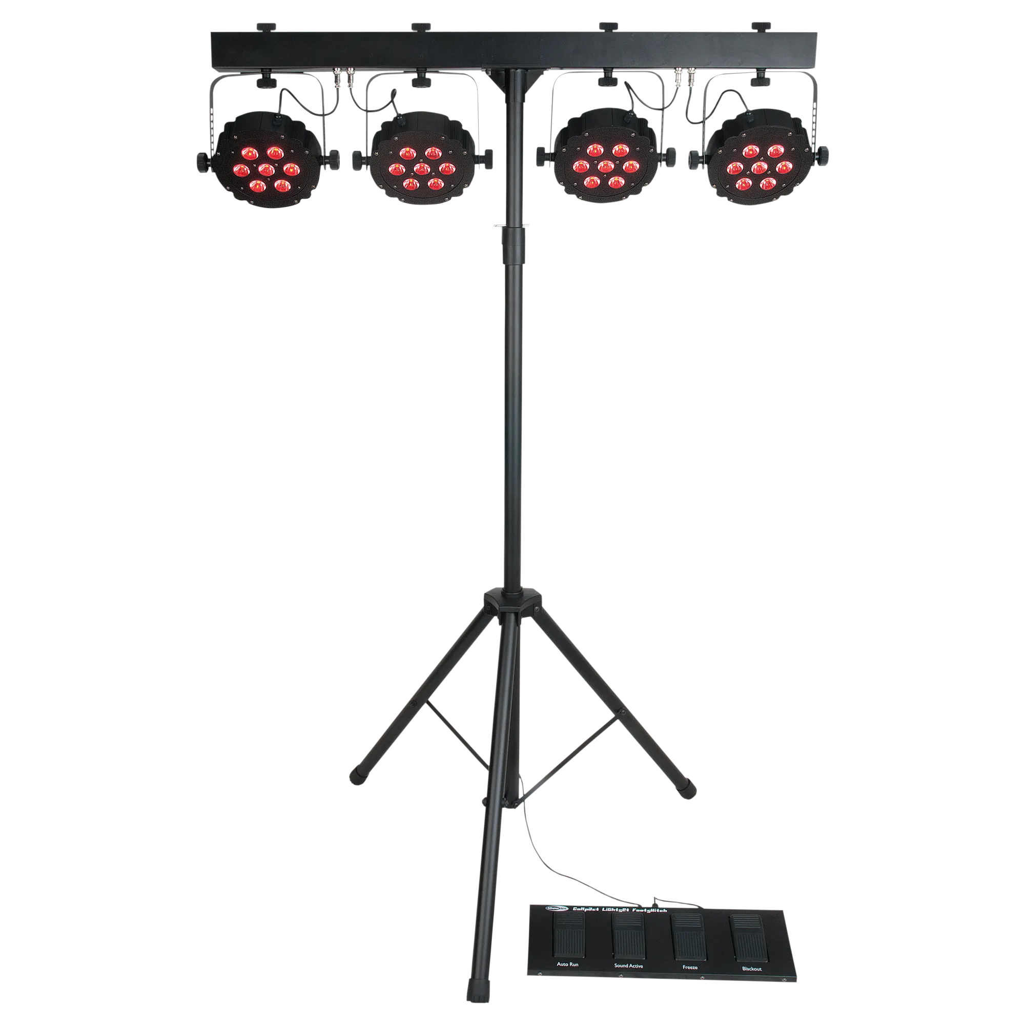 Showtec Compact power lightset MKII Incl. bagfootswitch & stand