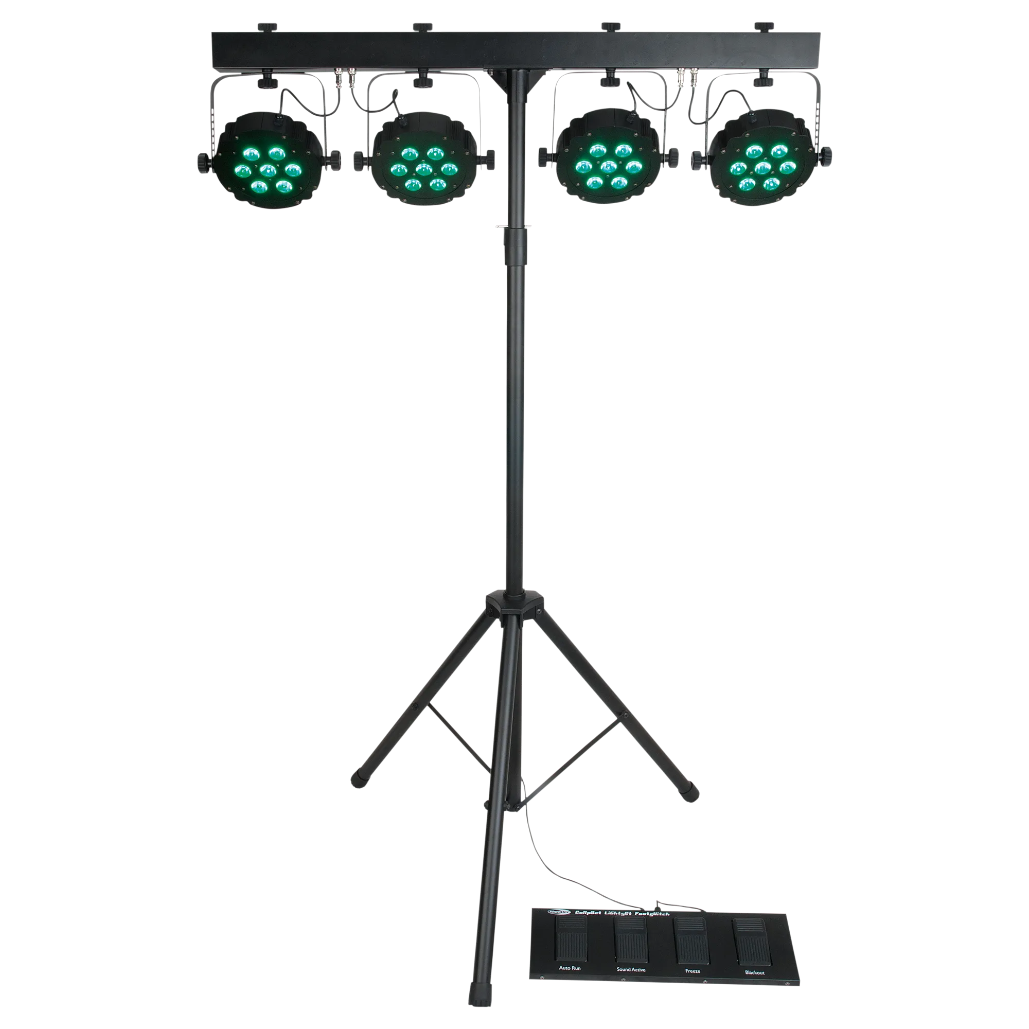 Showtec Compact power lightset MKII Incl. bagfootswitch & stand