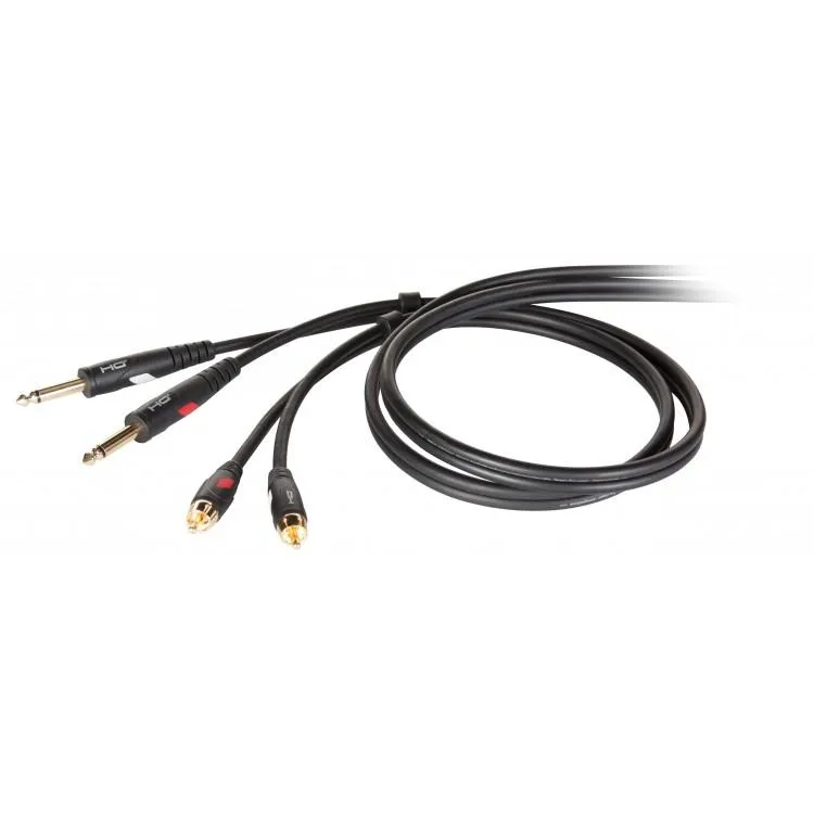 Proel 2x6.3mm Ma MO > 2xRCA Ma 3m Die Hard