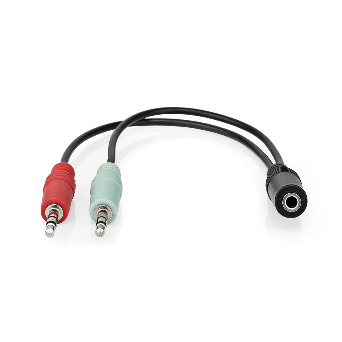 Nedis 1x3.5mm Fe ST 4-pin > 2x3.5mm Ma 3-pin
