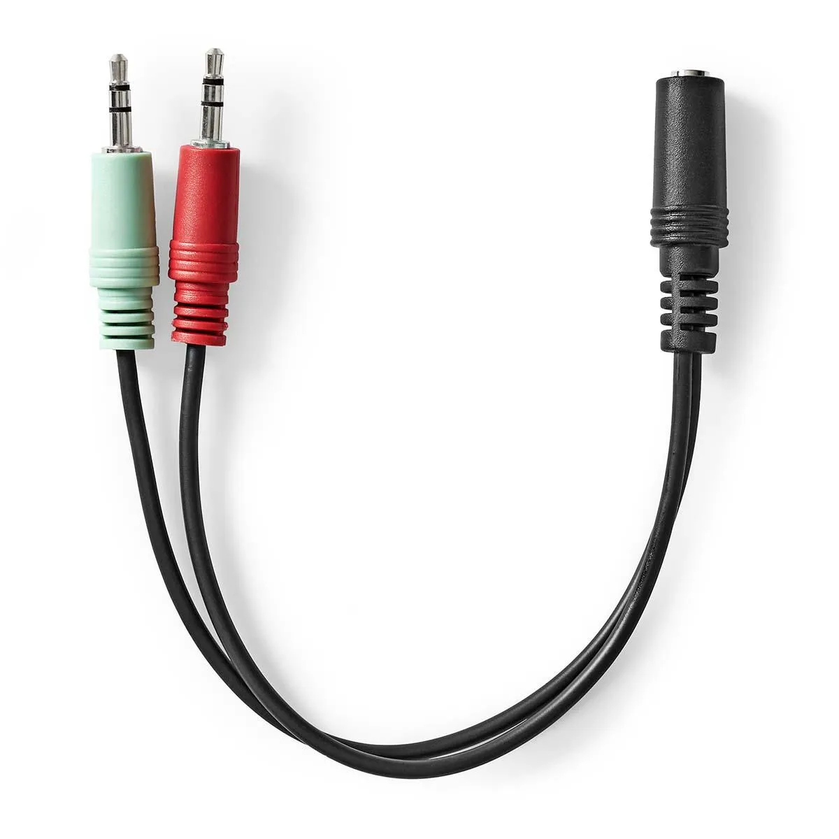 Nedis 1x3.5mm Fe ST 4-pin > 2x3.5mm Ma 3-pin