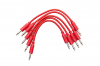 Erica Synths Eurorack patch cables 10cm 5 pcs Red Braided