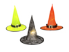Europalms Halloween Witch Hat 3pc set illuminated 36cm
