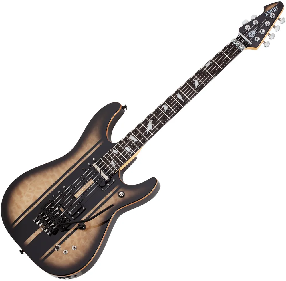 Schecter DJ Ashba Natural Black Burst