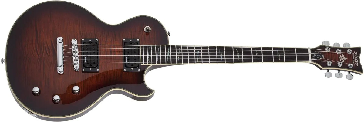 Schecter Solo-II Supreme Cat's Eye Black Burst L/H