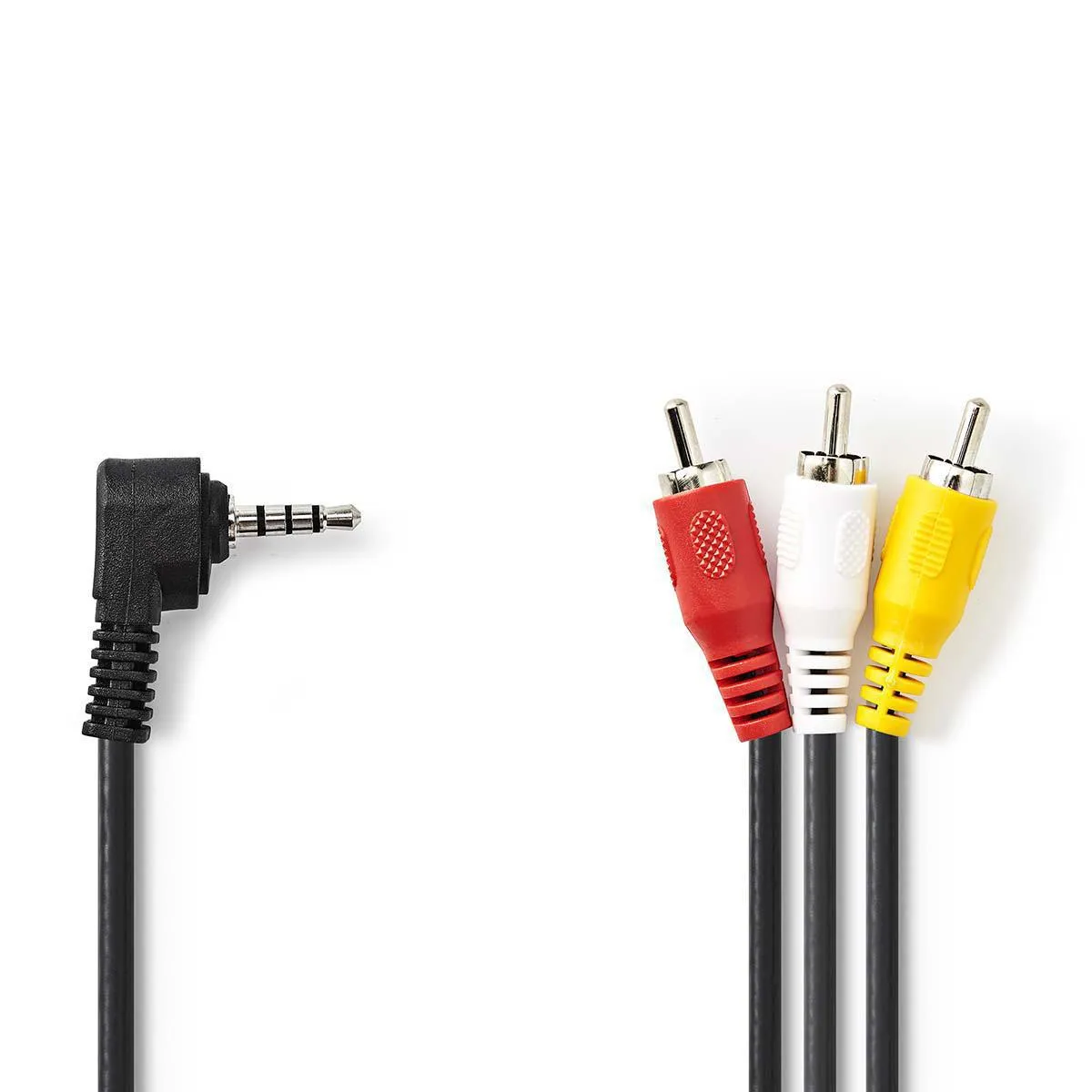 Nedis AV-Cable 3.5mm Ma Angled > 3x RCA Ma 1m