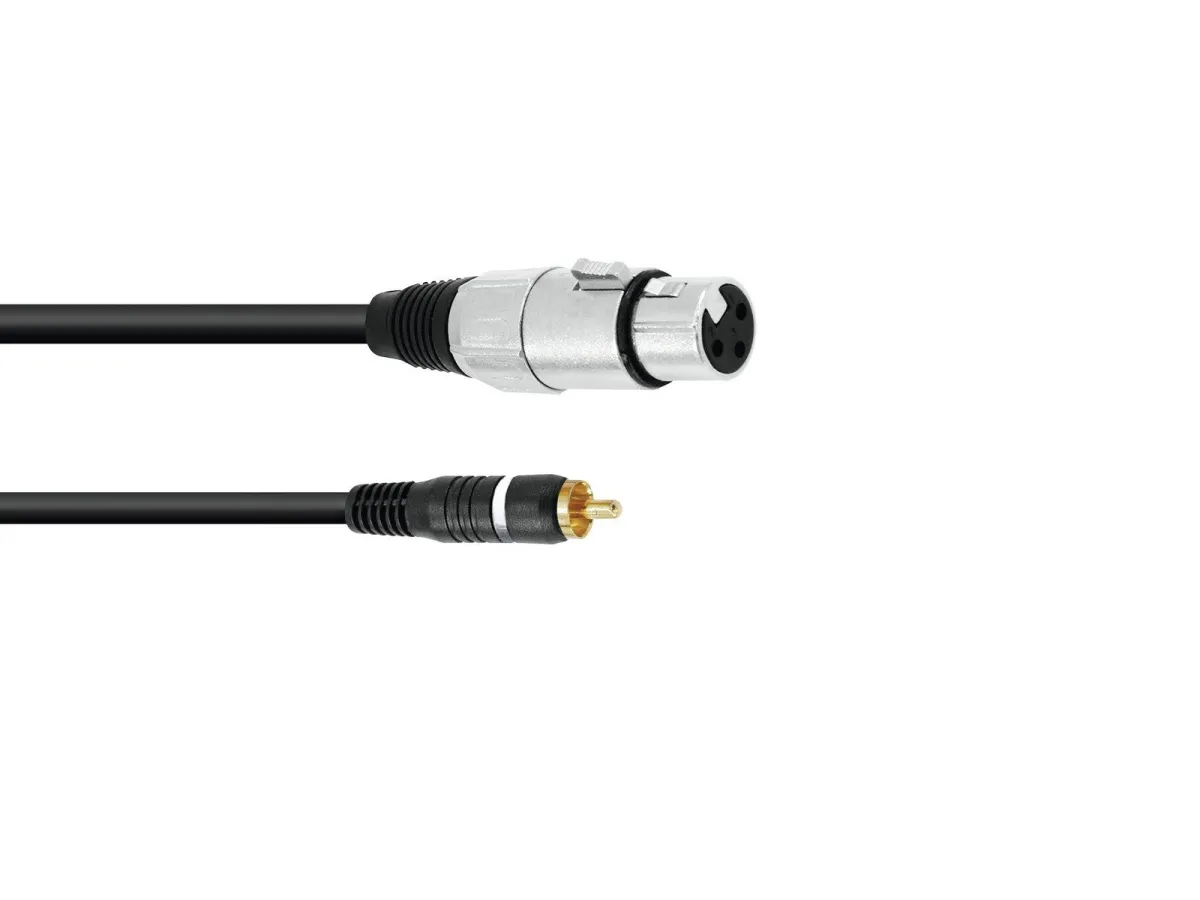 Omnitronic 1xXLR Fe > 1xRCA Ma 2m