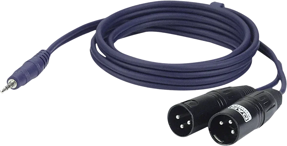 DAP Audio 1x3.5mm Ma ST > 2 x XLR Ma 6m