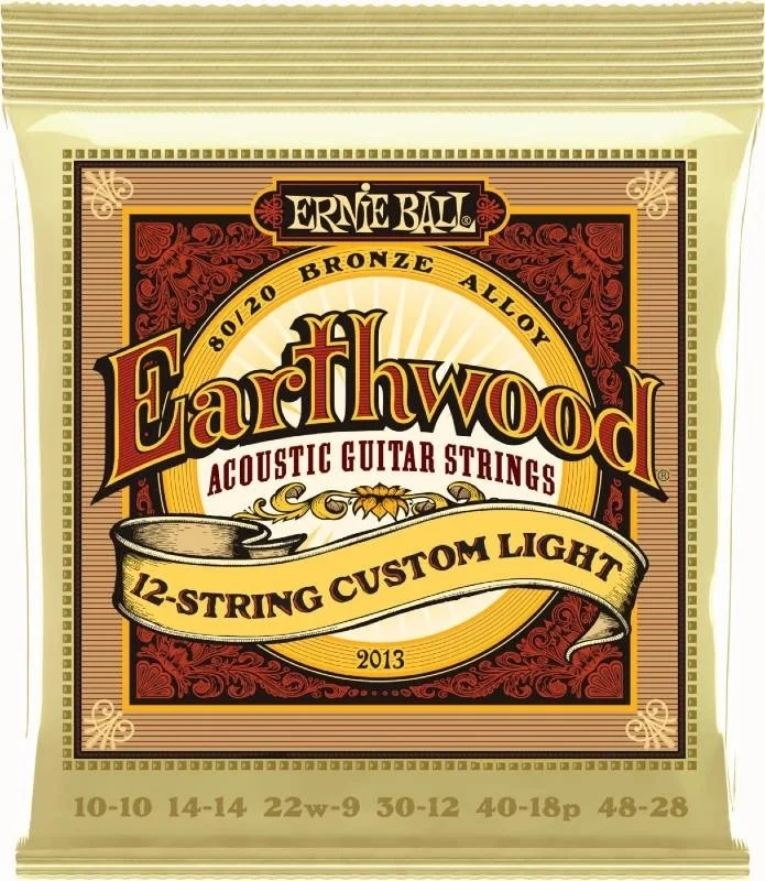 Ernie Ball 2013 Earthwood Bronze Custom Light 12 String