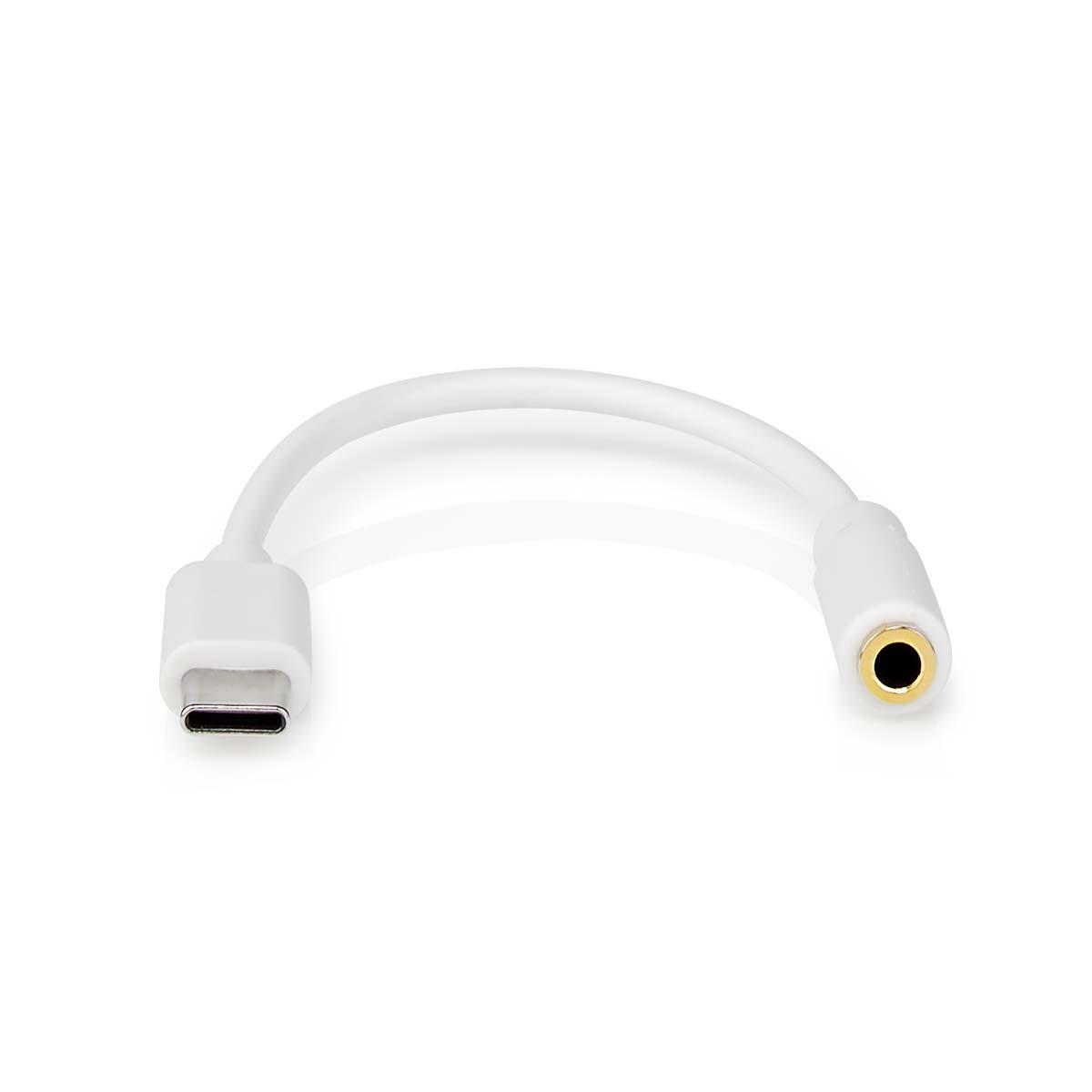 Nedis USB-C Ma to 3.5 mm Fe 0.1m Nickel Plated