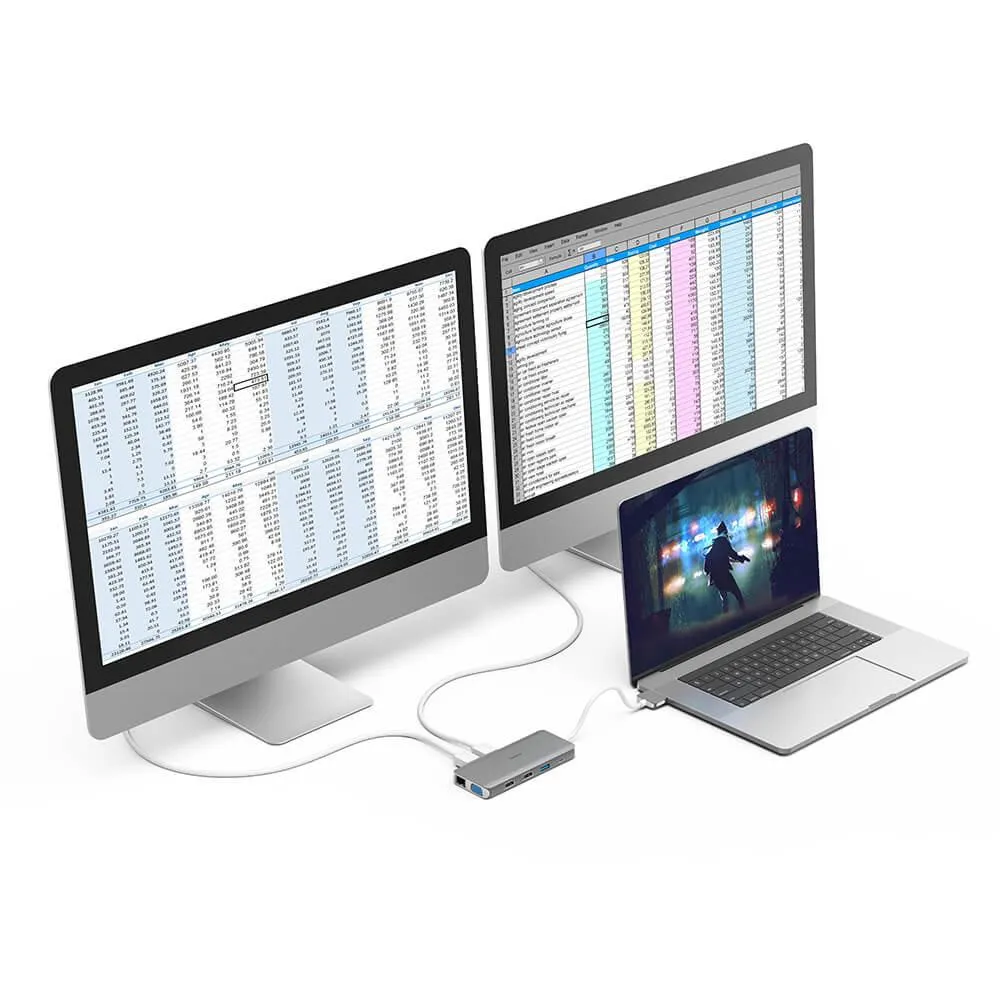 Hama USB-C Hub Connect2Mac 12-port