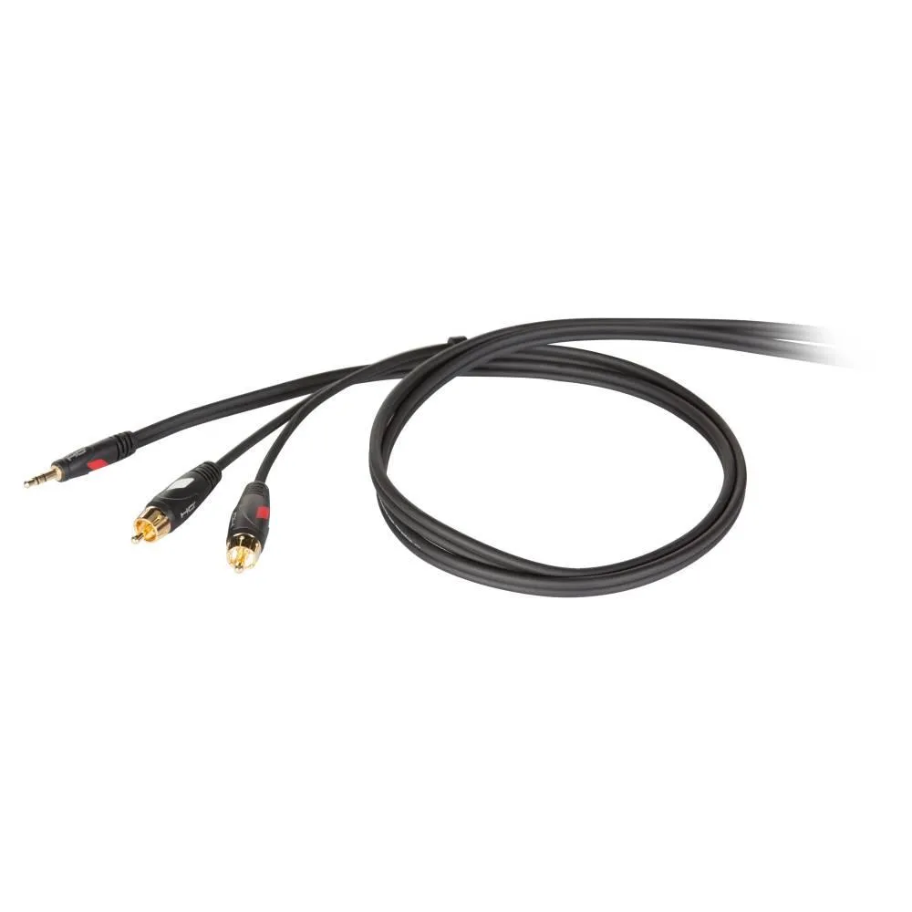 Proel 3.5mm Ma ST > 2xRCA Ma 1.8m