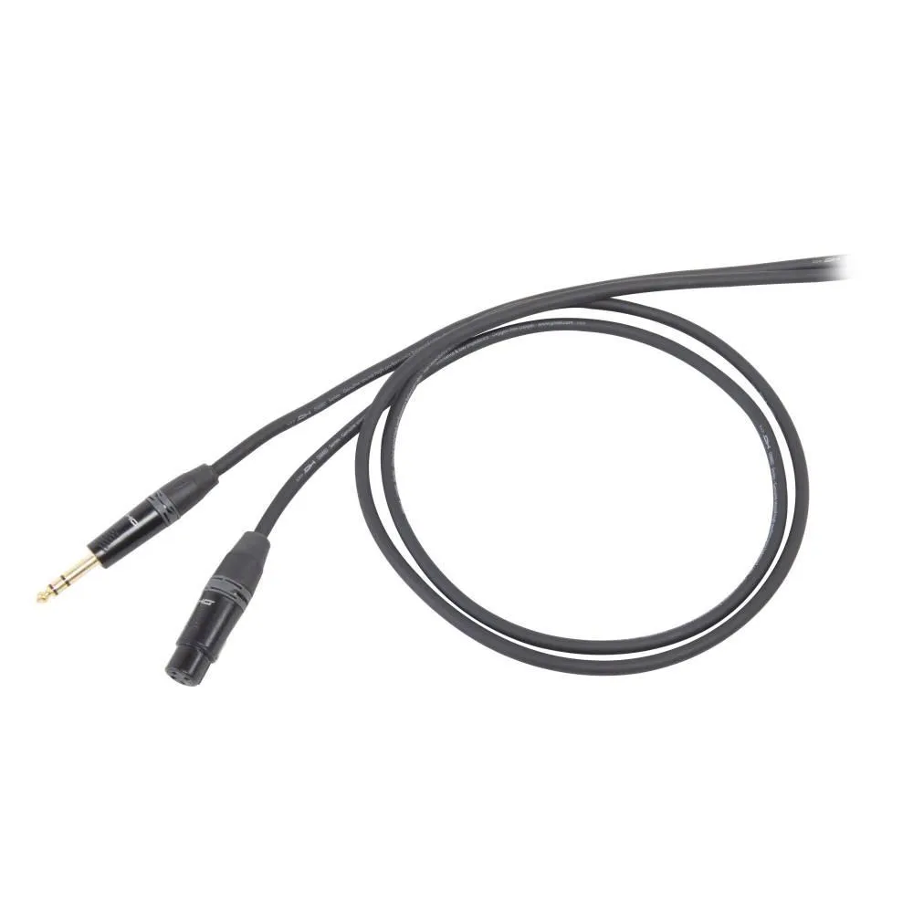 Proel 6.3mm Ma ST > XLR Fe 1m