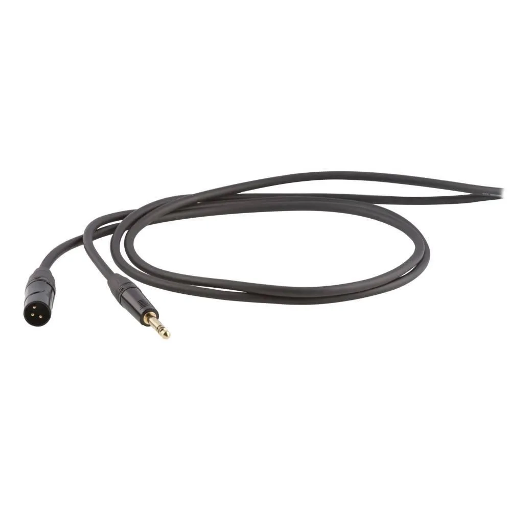 Proel 6.3mm Ma ST > XLR Ma 2.0m