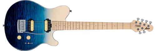 Sterling by Music Man Axis AX3QM Spectrum Blue