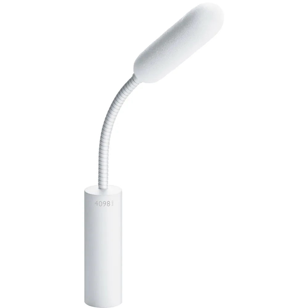 DPA 4098 CORE Supercard Mic White XLR 20 cm Boom Gooseneck