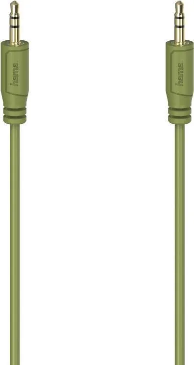 Hama Flexi-Slim 3.5mm > 3,5mm Gold Green 0,75m
