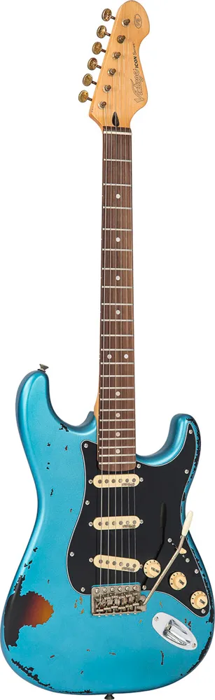 Vintage V6MRGHB Distressed Gunhill Blue