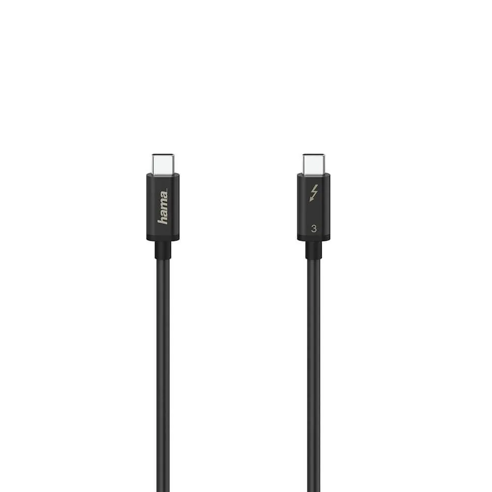 Hama Thunderbolt-3 USB-C 40Gbit/s Ultra-HD 5K 0.5m