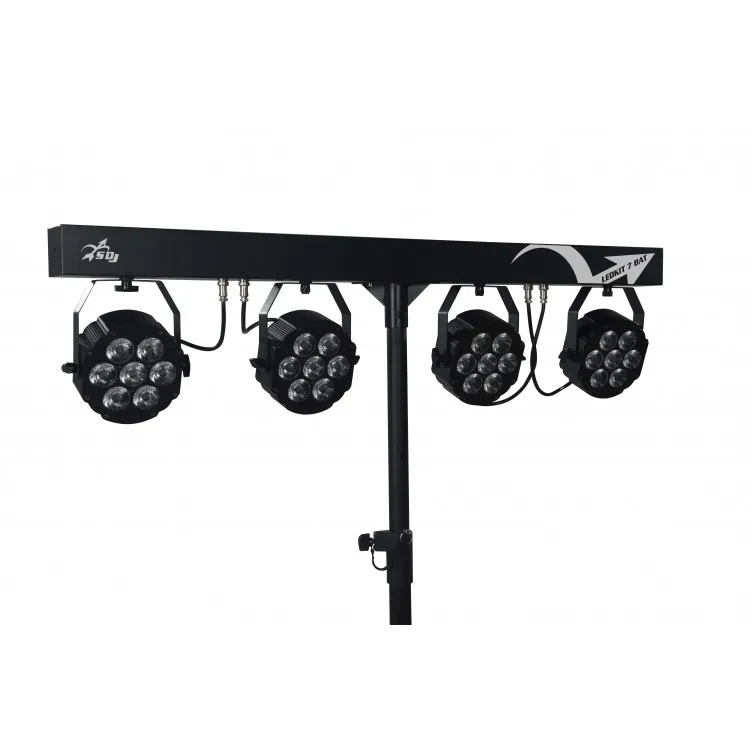 Sagitter DJ LED Kit 4 Projectors 7X10W LED RGBW Battery