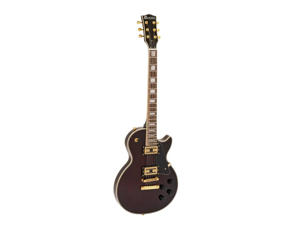 Dimavery LP-700 E-Guitar burgundy