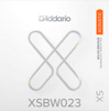 D'Addario XSBW023 80/20 Bronze Ball End Single String, .023