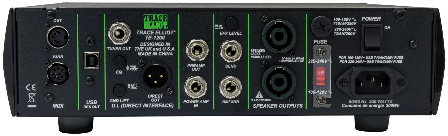 Trace Elliot TE1200 Bass Head