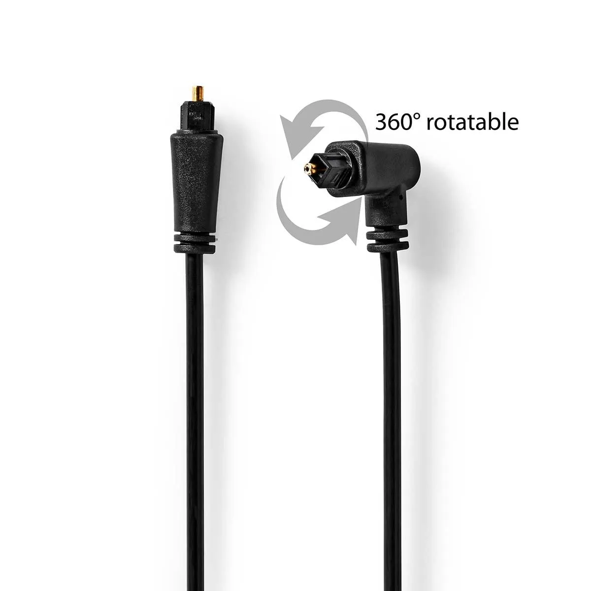 Nedis Toslink > Toslink Angled 1m