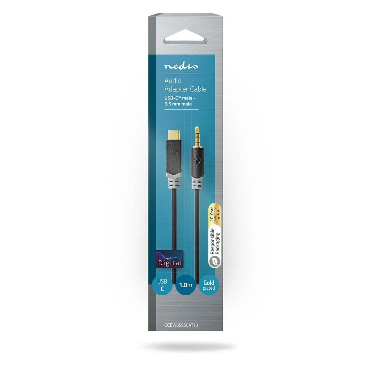 Nedis USB-C > 3.5mm Ma ST 1m