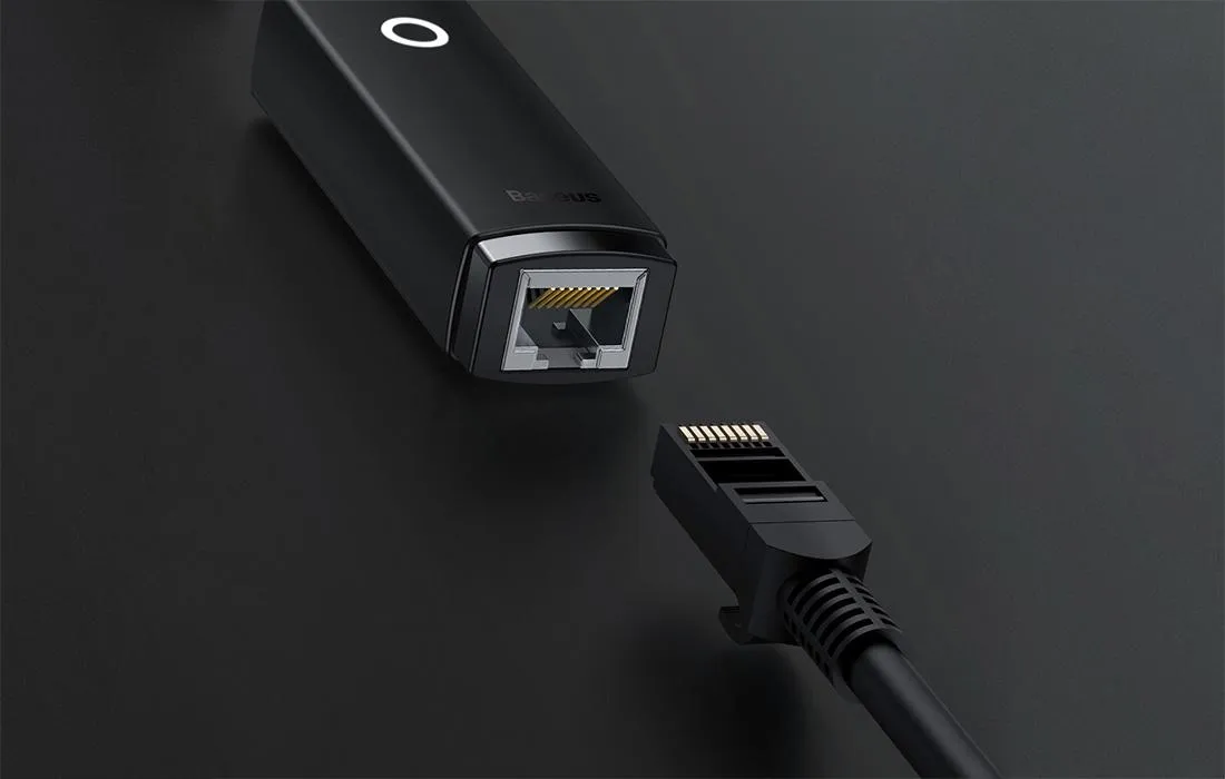 Baseus USB-C > RJ45 Network Adapter Black